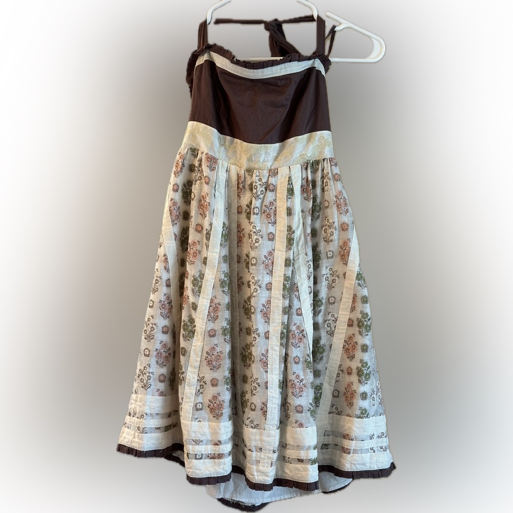 Floreat Anthropologie halter dress, Size 4